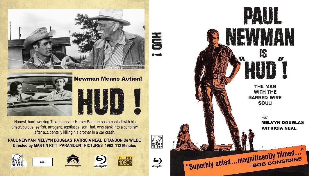 Hud (1963) 1080P BLURAY FILM CLASSIC