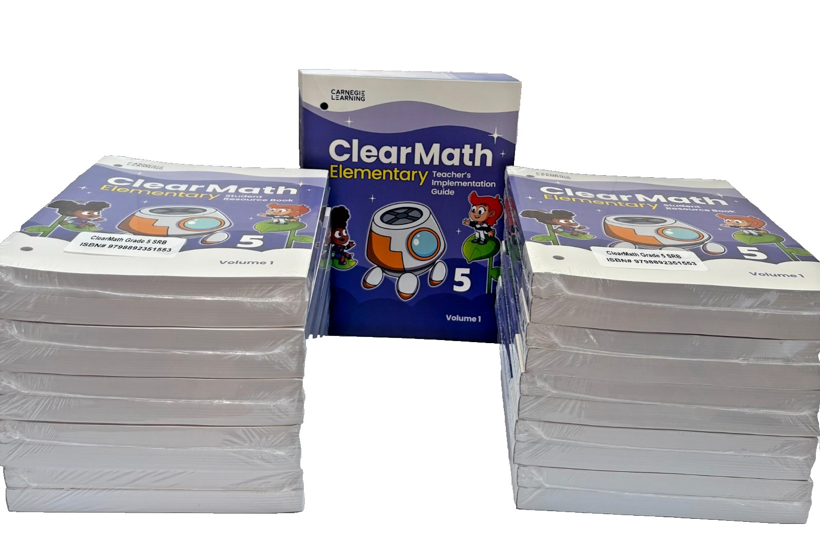 Carnegie Learning ClearMath Elementary Grade 5 Curriculum Bundle Homeschool
