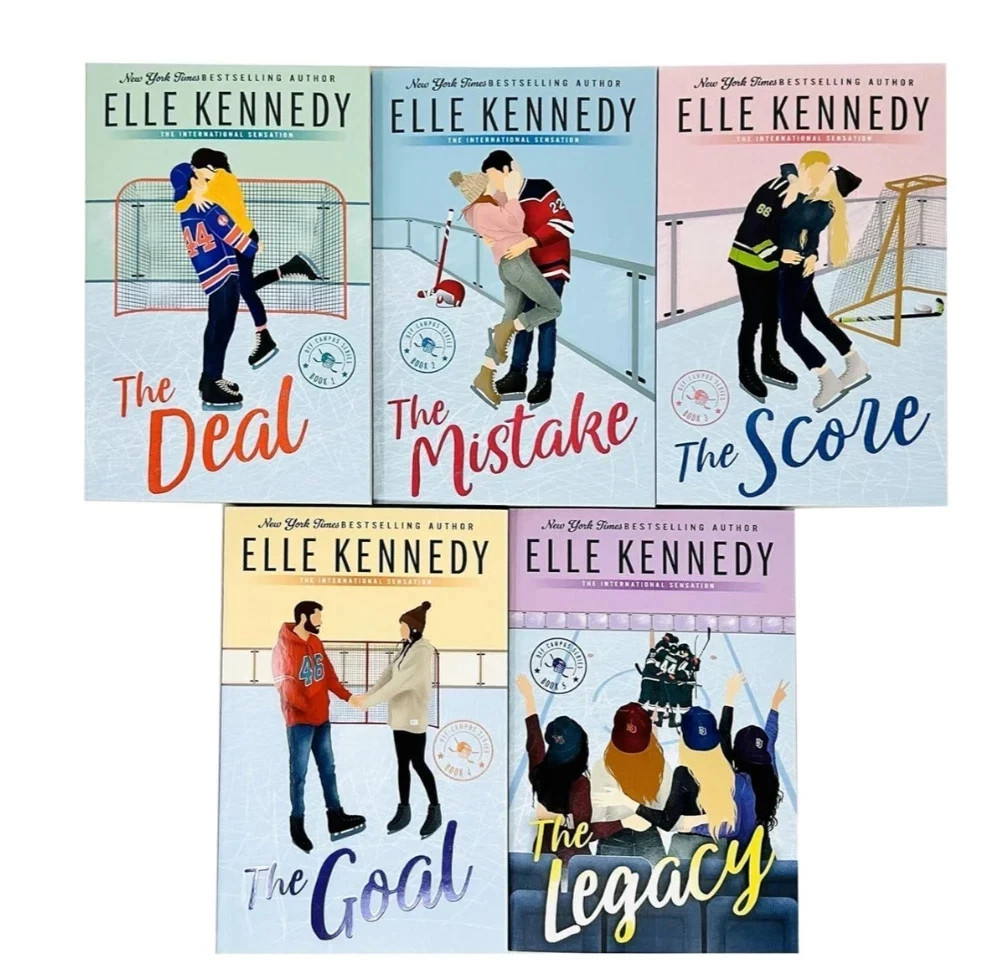 The off Campus 5 SET BY Elle Kennedy ENGLISH PAPERBACK🏑🏑 The off Campus 5 SET BY Elle Kennedy ENGLISH PAPERBACK🏑🏑