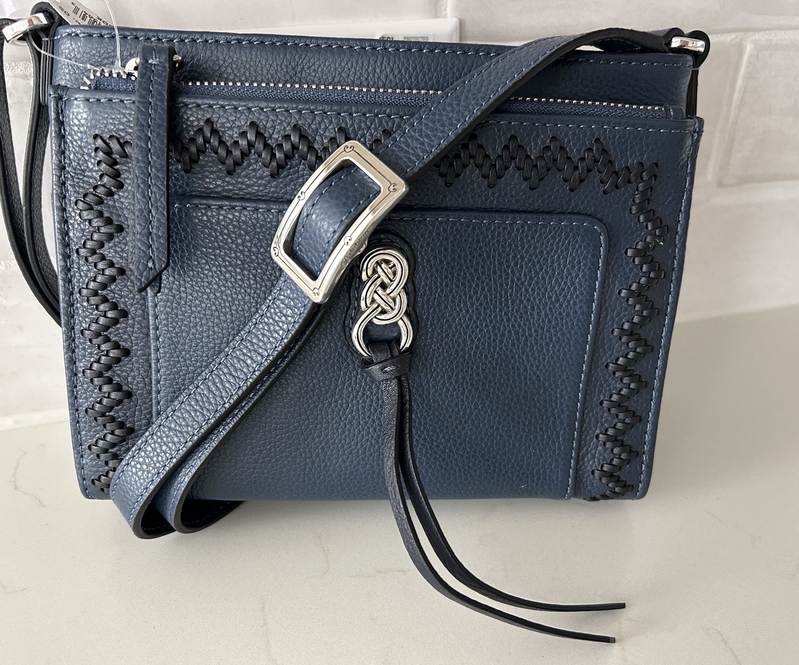 Brighton Interlok City Organizer T4418F~ French Blue $425 NWT Pretty & Practical