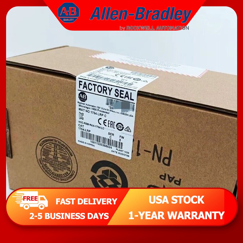 New AB 1764-LRP /C 1 PC AB MicroLogix 1500 Processor 1764 LRP US  Same Day Ship