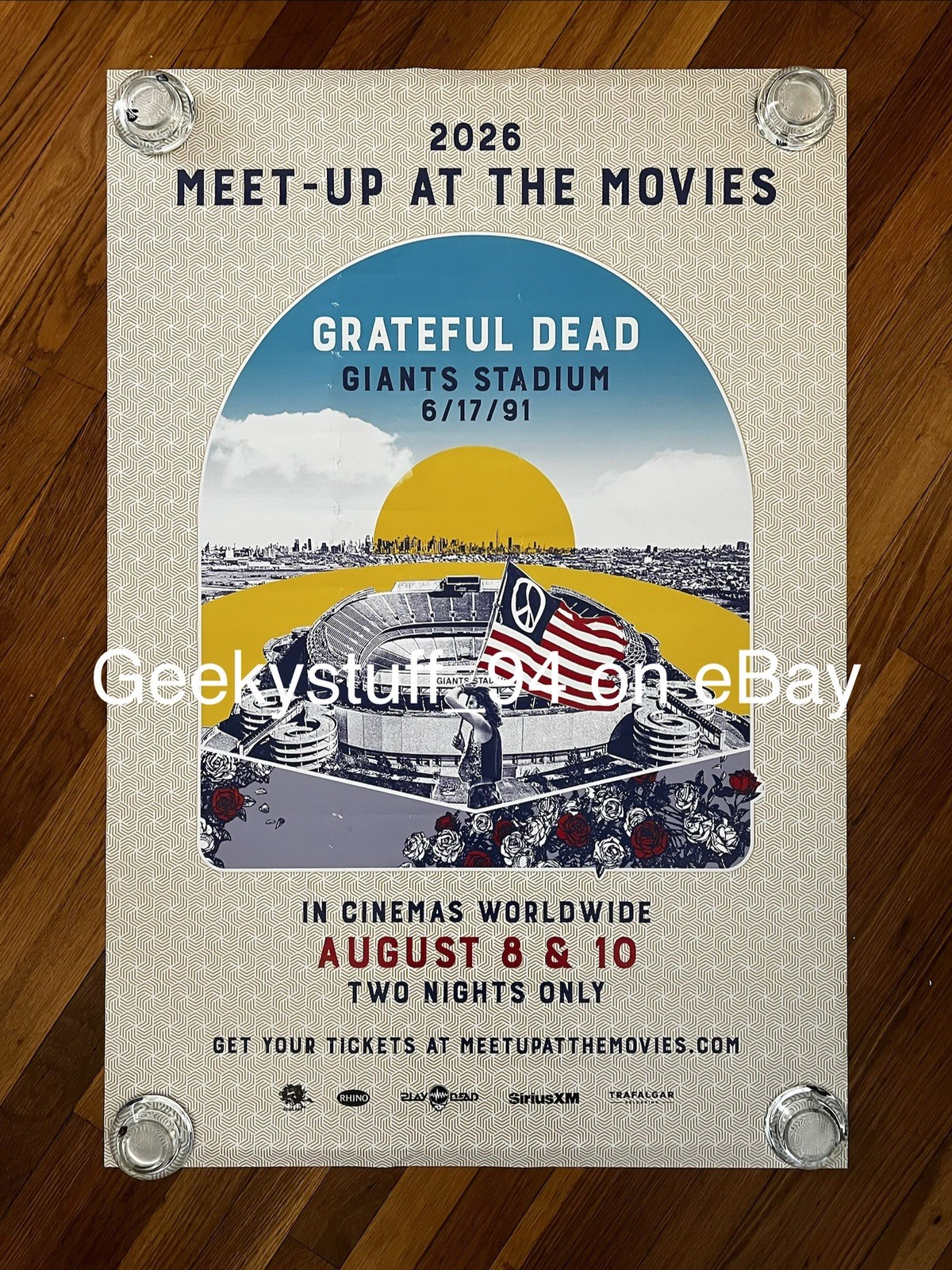 Grateful Dead Giants Stadium DS Theatrical Movie Poster 27x40