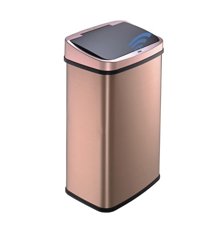 [BIG SALE] Nine Stars 13.2 Gal Motion Sensor Stainless Steel Kitchen Trash Can