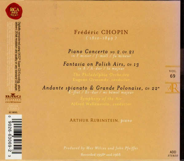 CHOPIN PIANO CONCERTO no2 op 21 FANTASIA OP13 OP22 CD BRAND NEW FACTORY SEALED