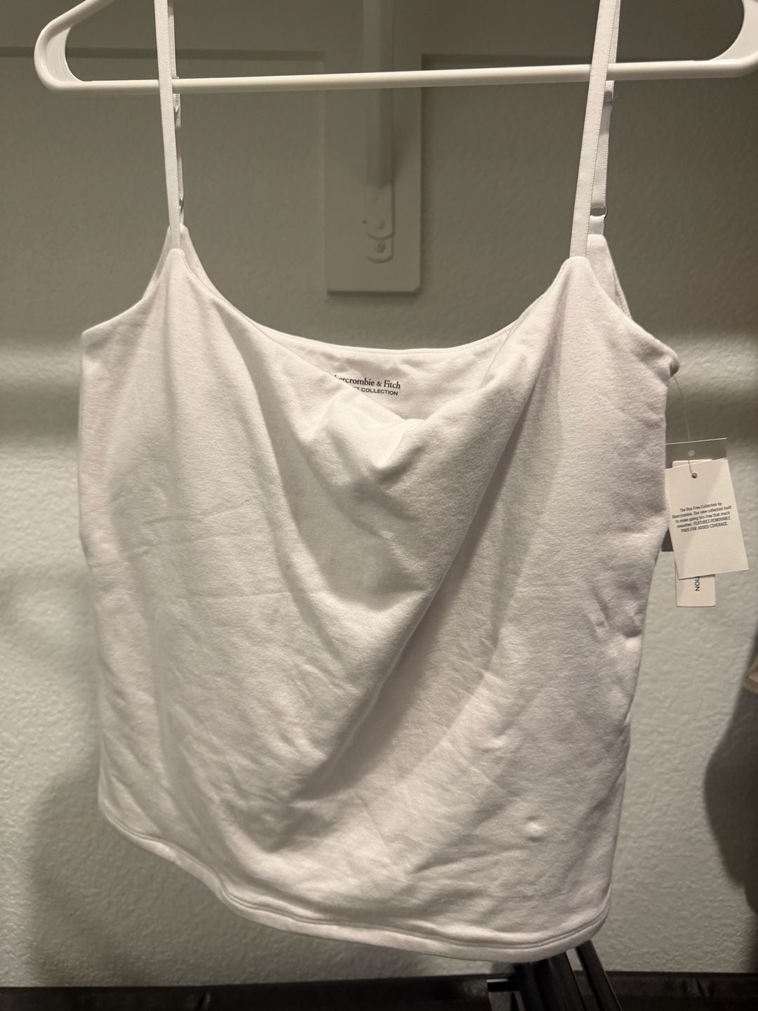 Abercrombie & Fitch The Bra-Free Collection Cami Size X Large White