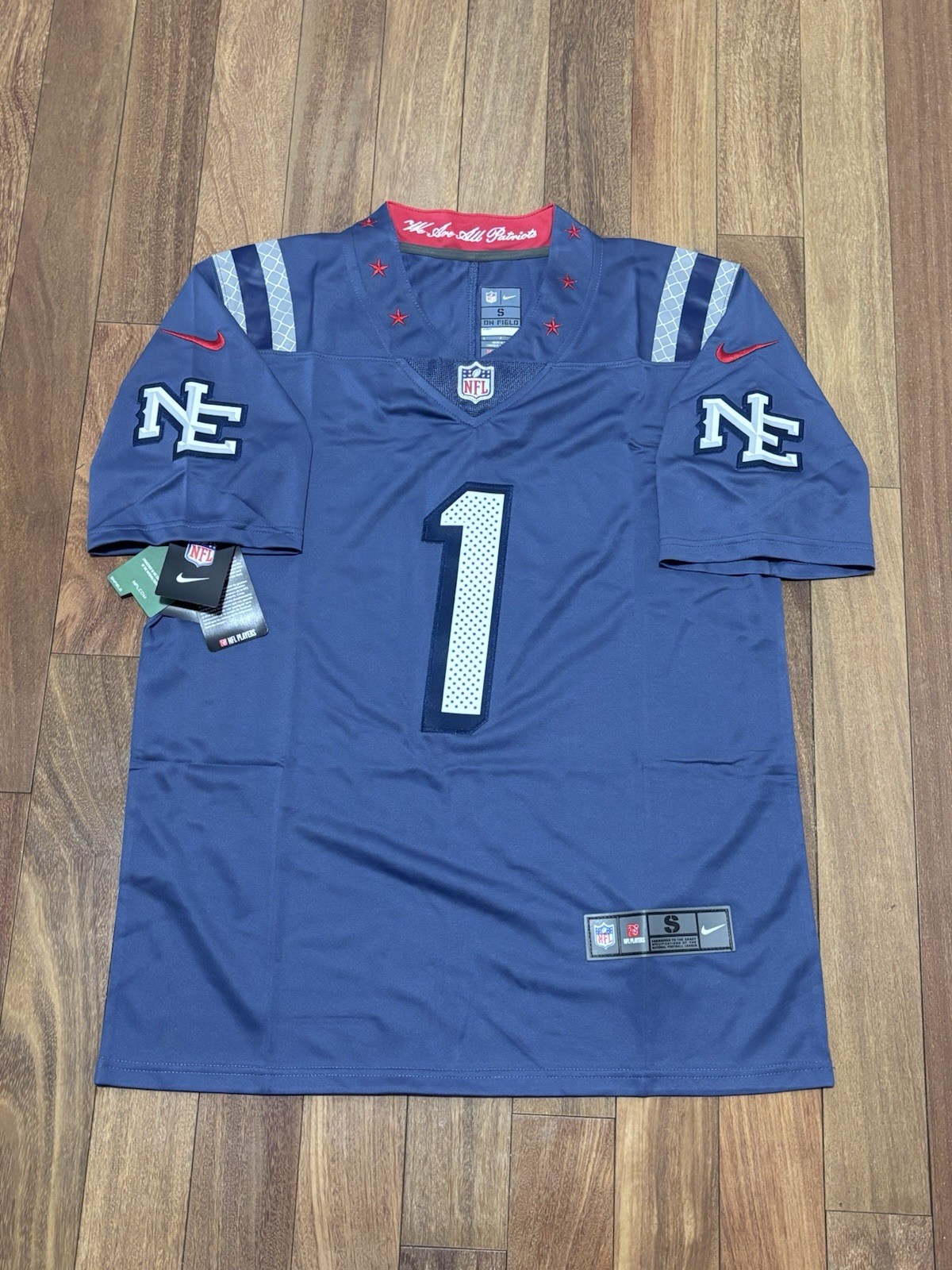 A.J. Brown New England Patriots Nike Rivalries Collection Stitched Jersey Blue