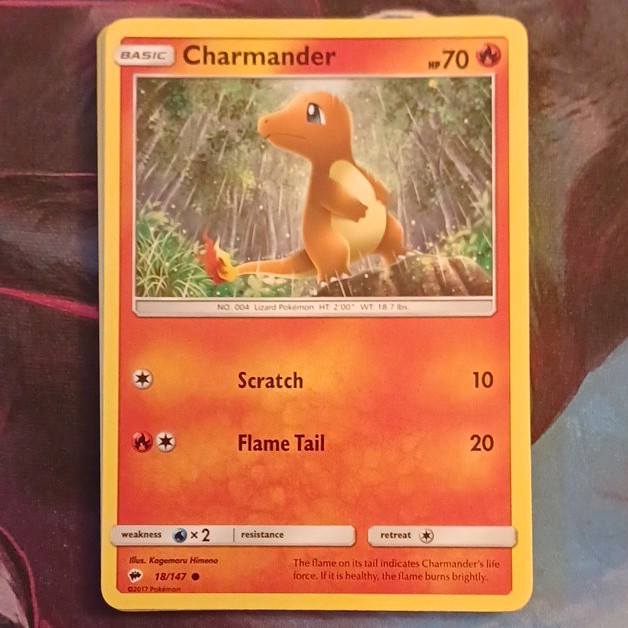 The Pokémon Company Pokémon TCG Charmander 18/147 Regular ENG  Burning shawdows