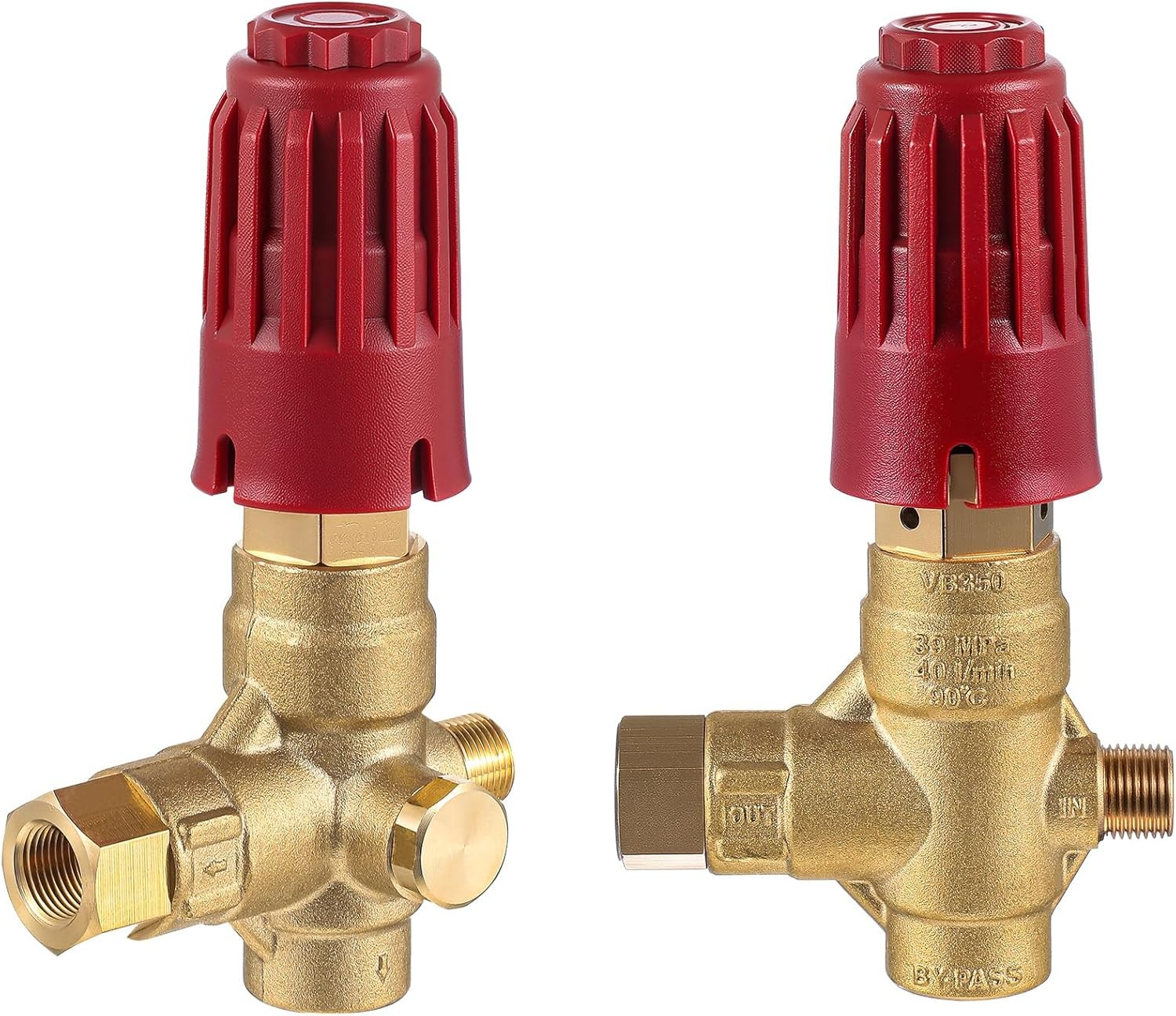 2 Pcs Upgraded 350 Unloader Valve Pressure Washer Pump with Knob, Compatible wit
