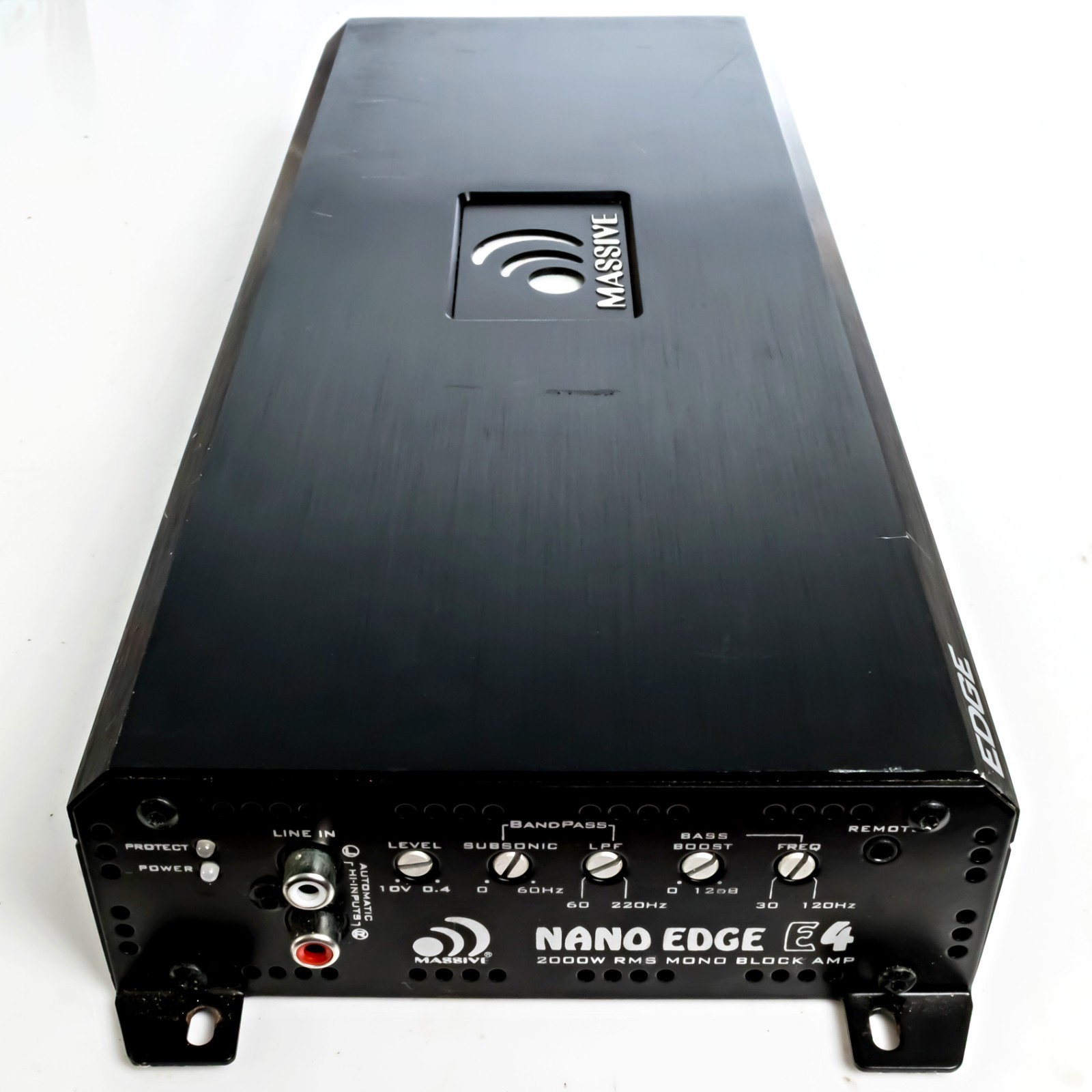 Massive Audio E4 Nano Edge 2000 Watt RMS Monoblock Amp Subwoofer Amplifier