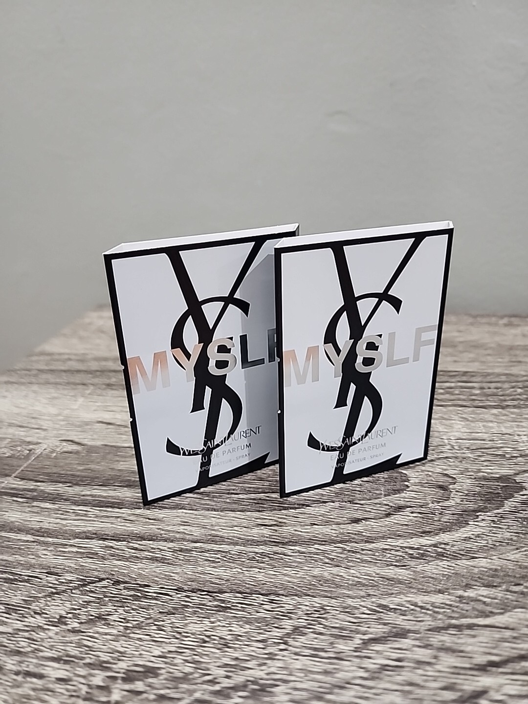 2 NEW YSL MYSLF EAU DE PARFUM YVES SAINT LAURENT 0.04 FL OZ  1.2 ML SAMPLE SPRAY