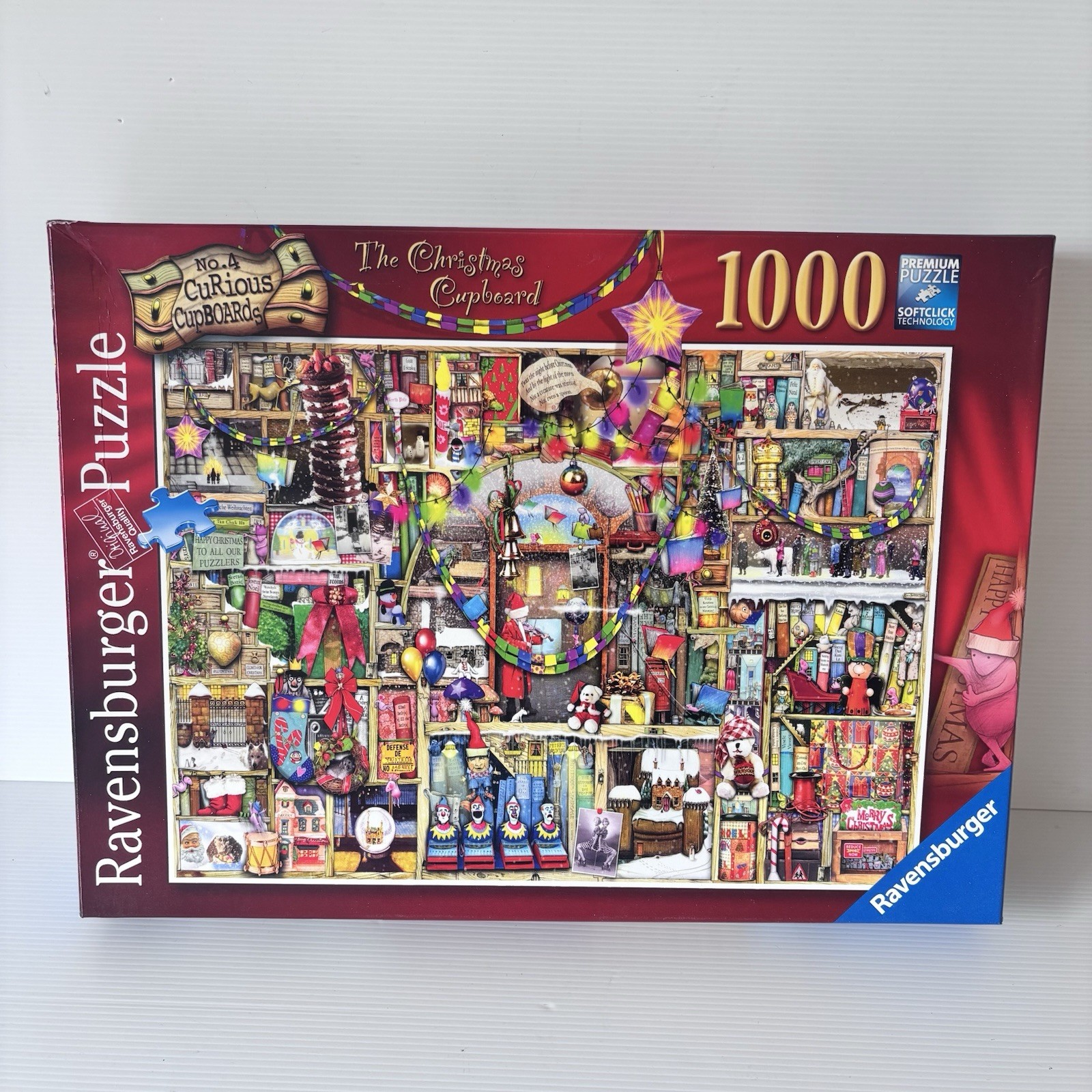 Ravensburger The Christmas Cupboard 1000 Piece Jigsaw Puzzle Complete Ravensburger The Christmas Cupboard 1000 Piece Jigsaw Puzzle Complete