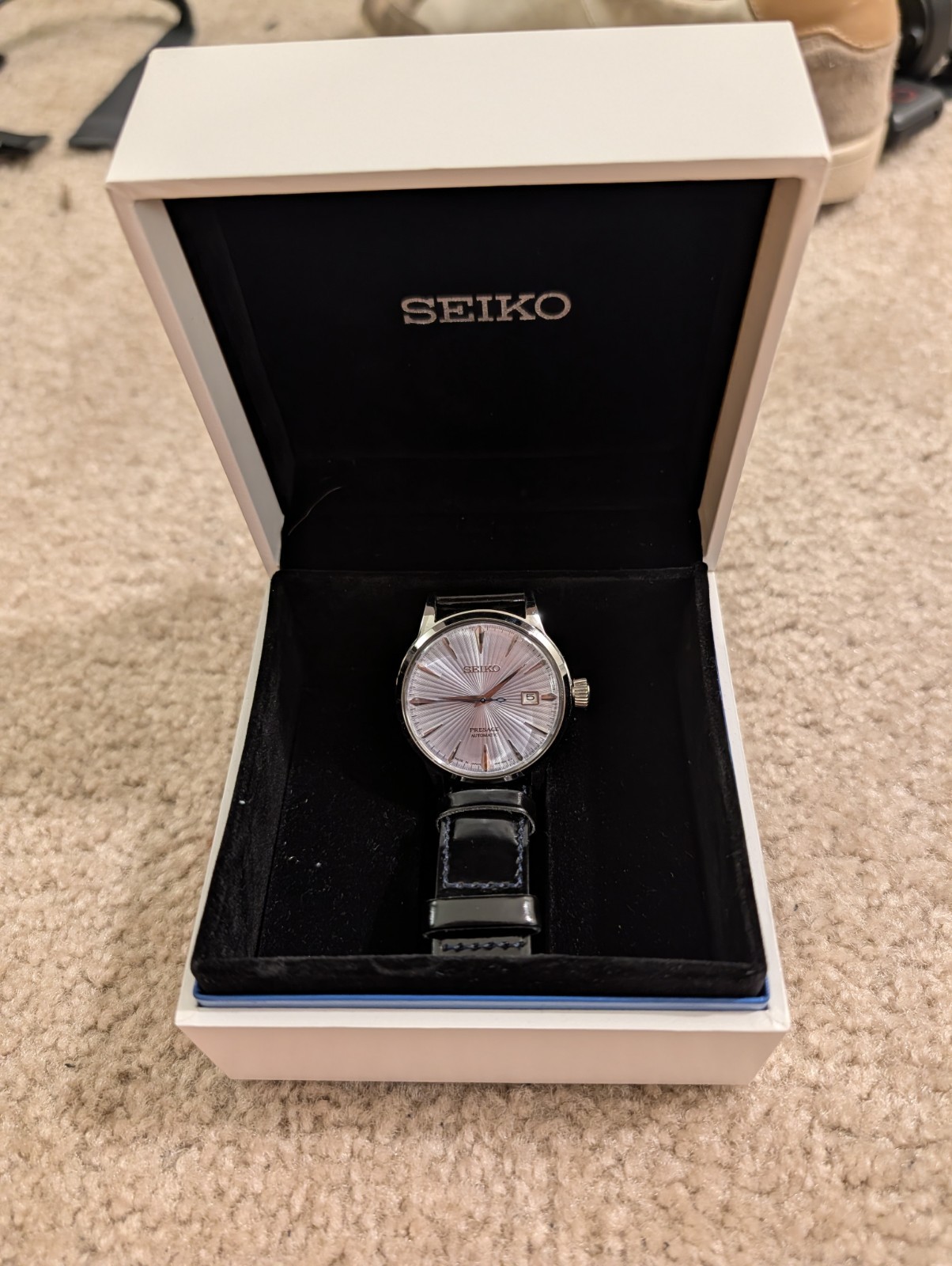 Seiko Presage Cocktail Time SRPB43 Blue Dial Automatic 40.5mm Box