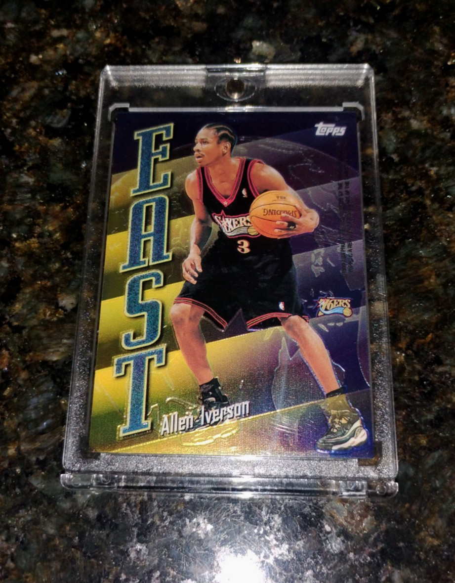 Allen Iverson Gary Payton 1998-99 Topps East West #EW9 Legends HOF Rare SP