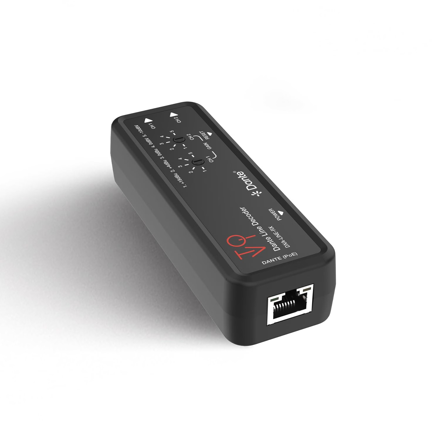 New - ToVi Dante Line Audio Decoder – 2CH Dante to Analog Converter New - ToVi Dante Line Audio Decoder – 2CH Dante to Analog Converter