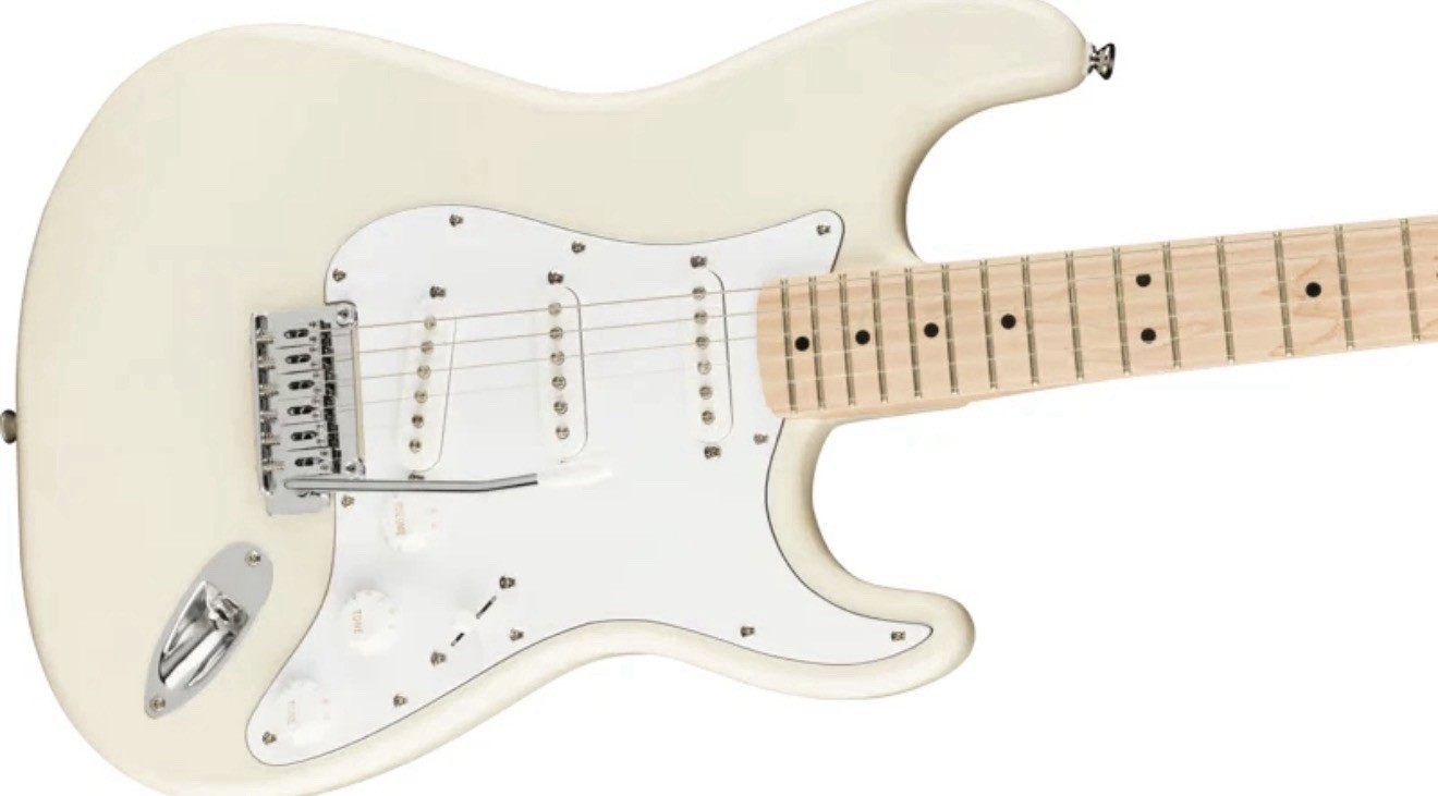 Fender Squier Affinity Series Stratocaster Electric Guitar (Olympic White) New
