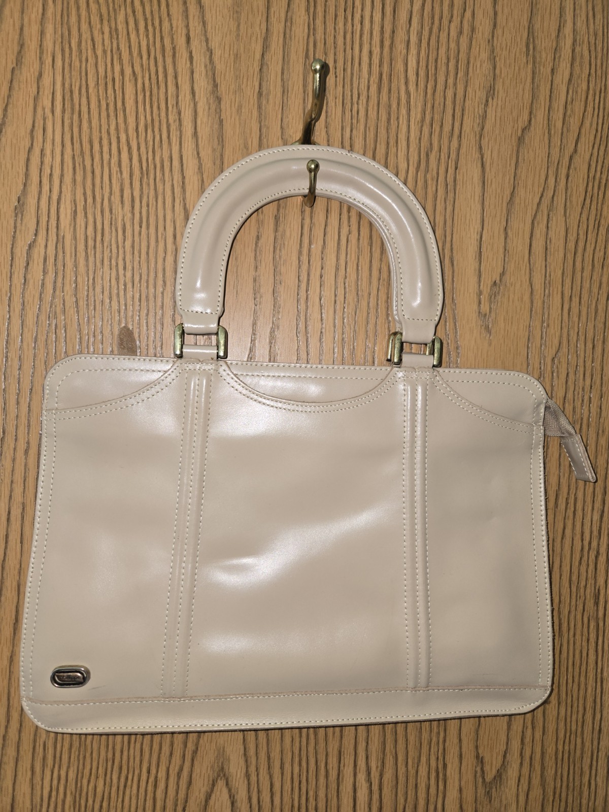 Vintage Phillippe Leather Handbag Purse Satchel Tan Authentic Vintage Phillippe Leather Handbag Purse Satchel Tan Authentic