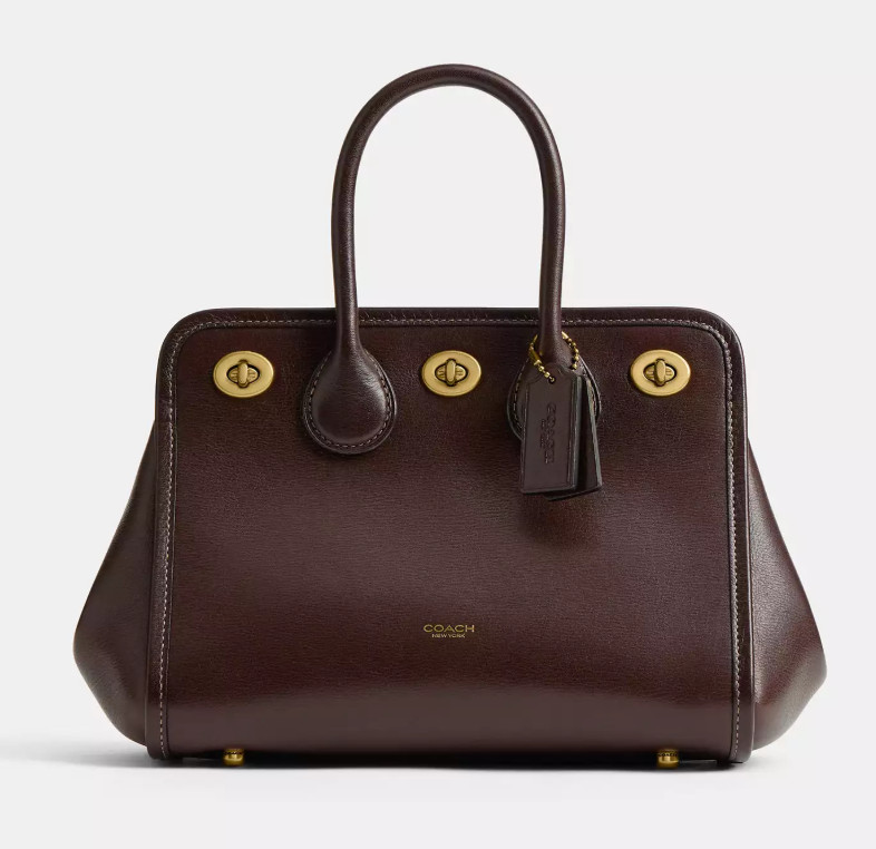 COACH Turnlock Tote Bag 22 Maple (NWT), Runway Limited Release