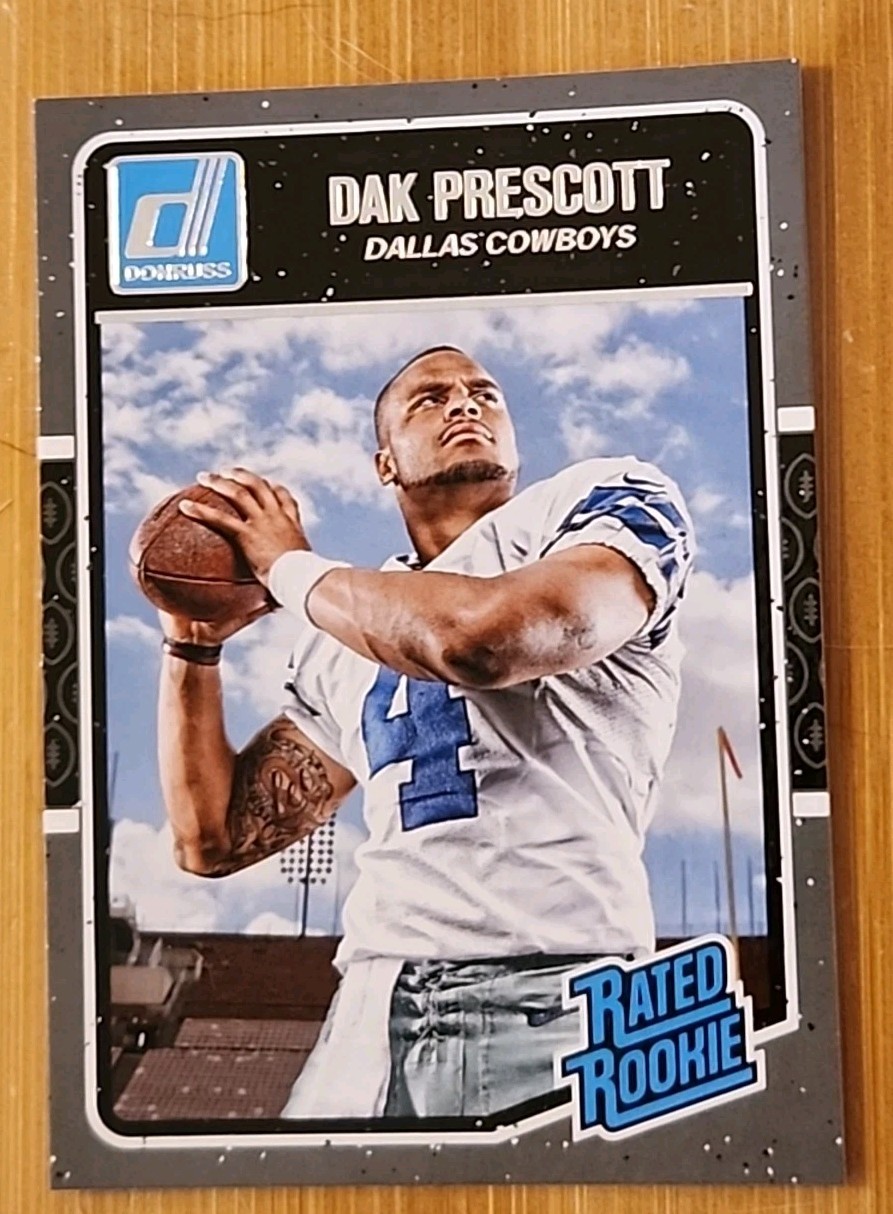 Dak Prescott 2016 Panini Donruss - Rated Rookie #362 RC Sharp corners Dak Prescott 2016 Panini Donruss - Rated Rookie #362 RC Sharp corners