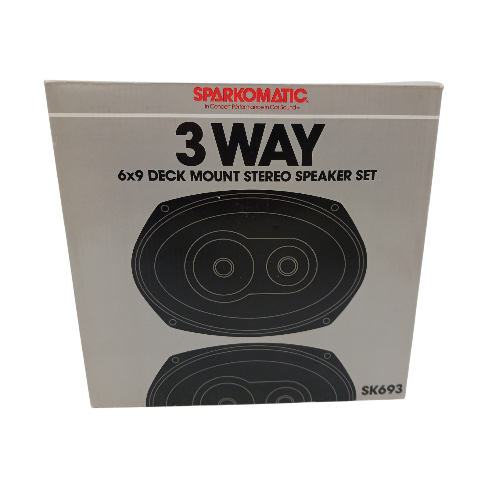 Sparkomatic SK693 6x9 3-Way Car Stereo Deck Mount Speaker 80W New Open Box Sparkomatic SK693 6x9 3-Way Car Stereo Deck Mount Speaker 80W New Open Box
