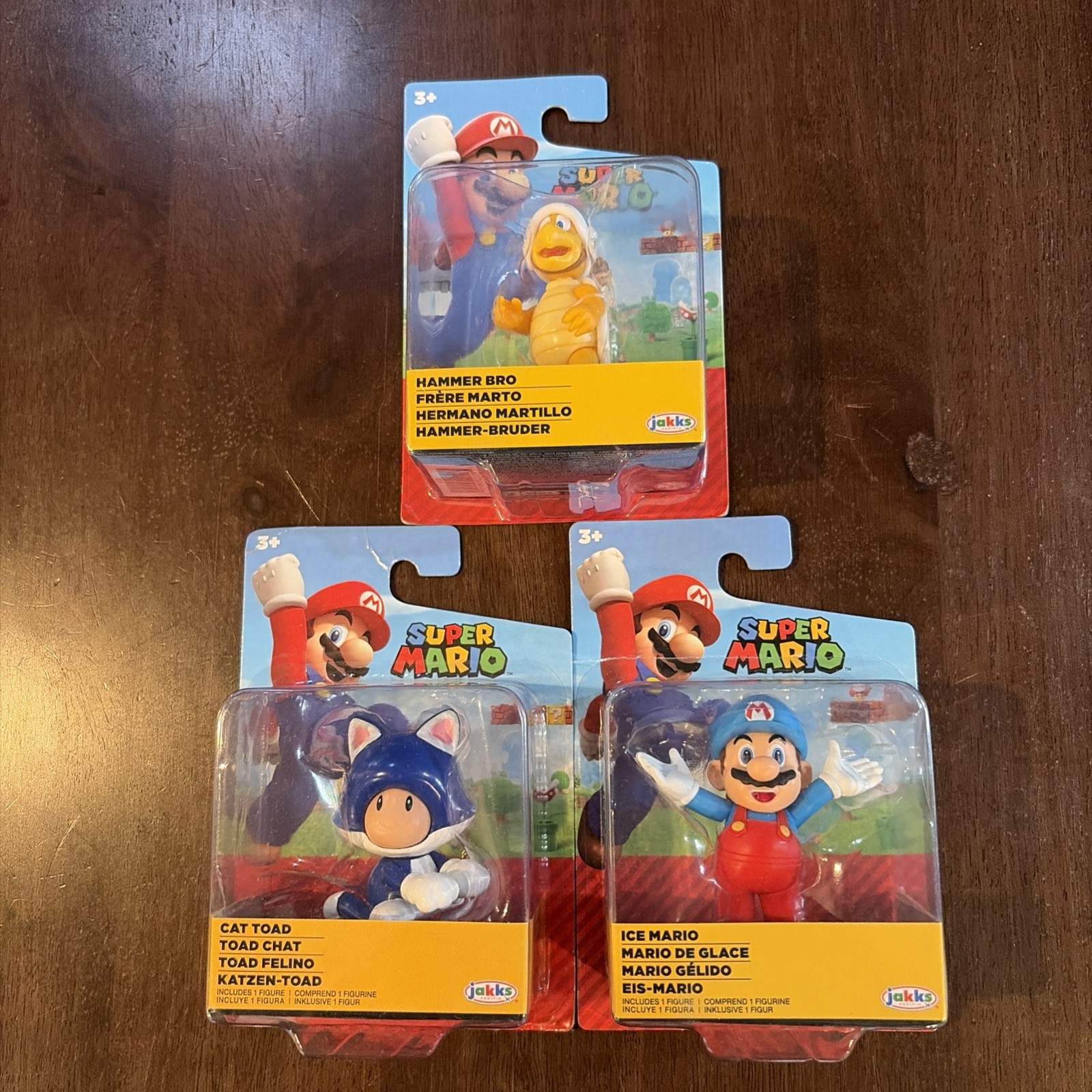 Ice Mario, Cat Toad and Hammer Bro Nintendo Jakks Action Figures (lot of 3) NEW Ice Mario, Cat Toad and Hammer Bro Nintendo Jakks Action Figures (lot of 3) NEW