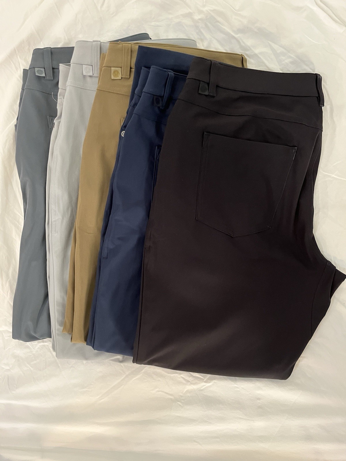 Lululemon ABC Classic FirGolf Trousers Men\'s W36 L30 Multiple Colors