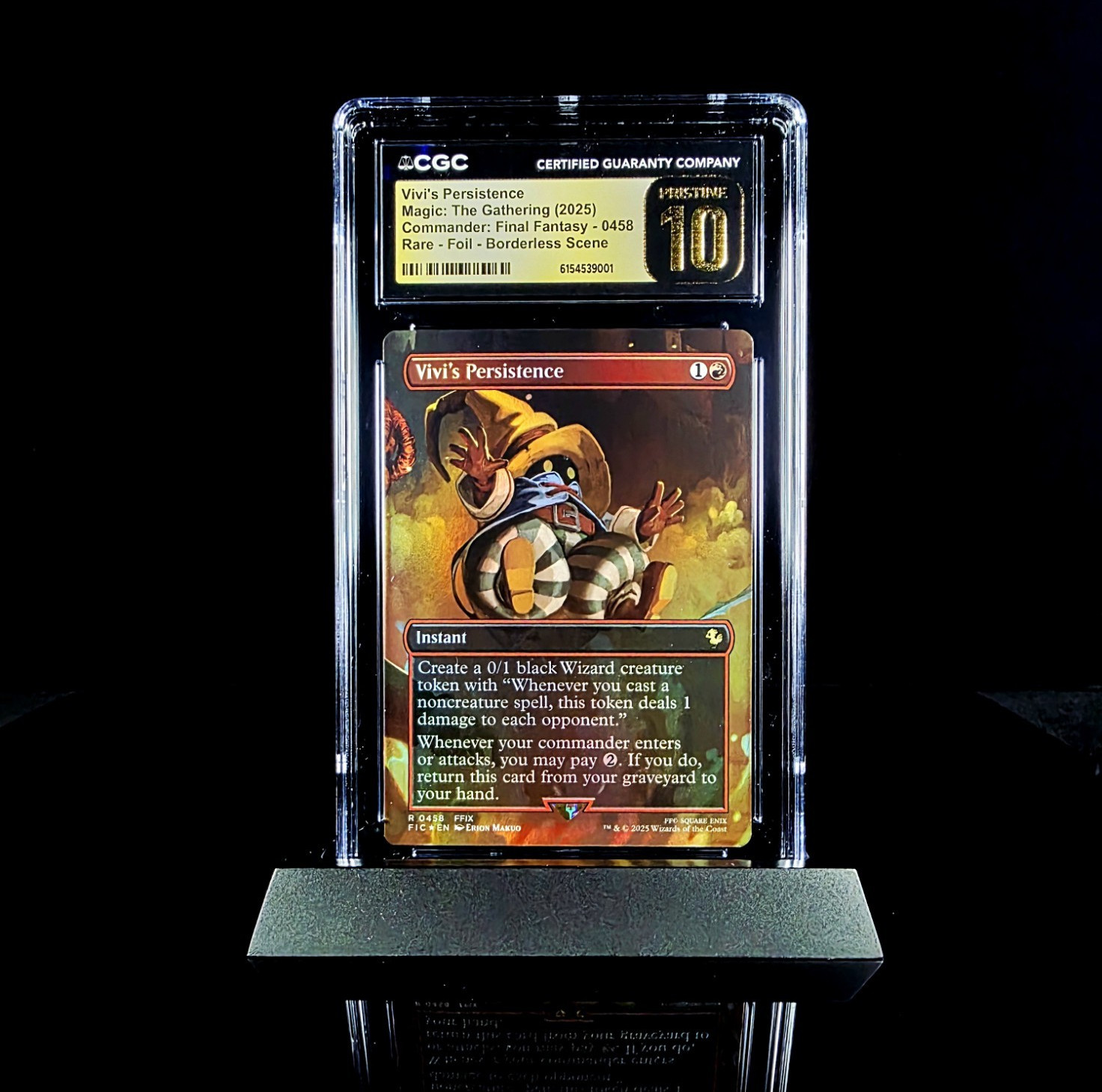 MTG Vivi\'s Persistence Foil #0458 - Final Fantasy - CGC Pristine 10 Pop 1 🔥 MTG Vivi\'s Persistence Foil #0458 - Final Fantasy - CGC Pristine 10 Pop 1 🔥