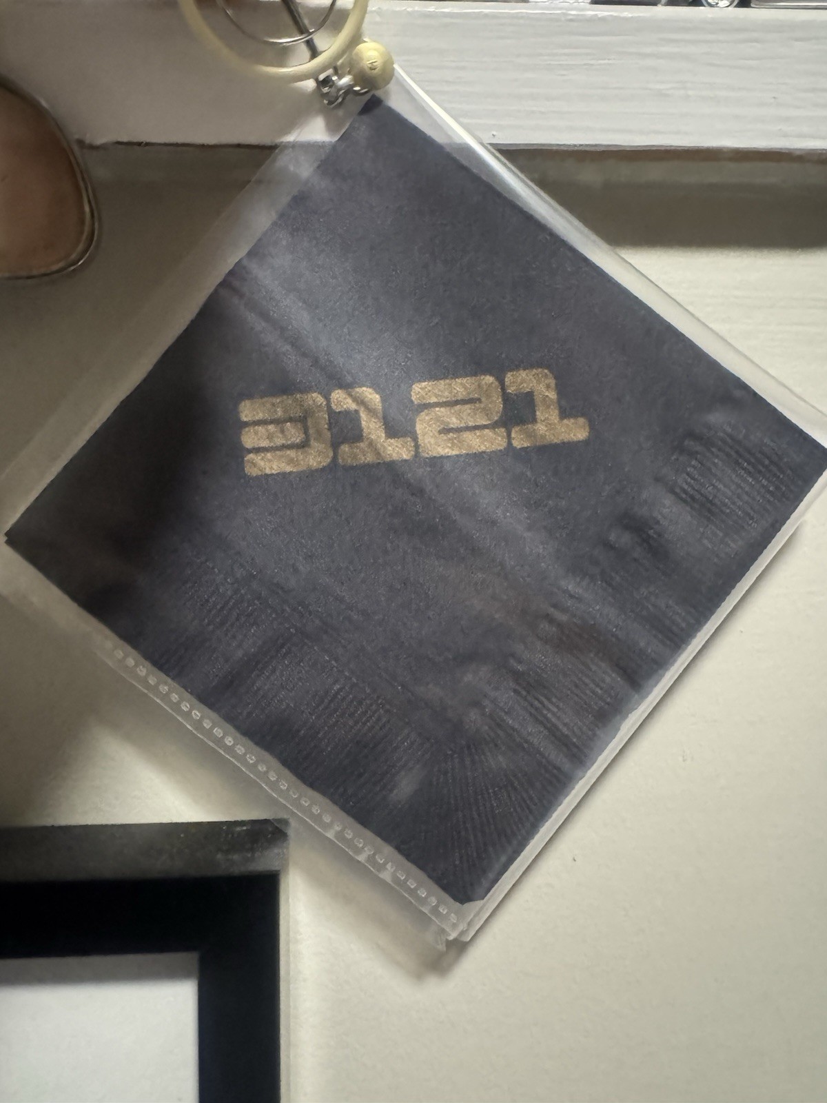 Prince 3121 Promo Cocktail Napkin Rare Gold Foil Logo Event Memorabilia Prince 3121 Promo Cocktail Napkin Rare Gold Foil Logo Event Memorabilia
