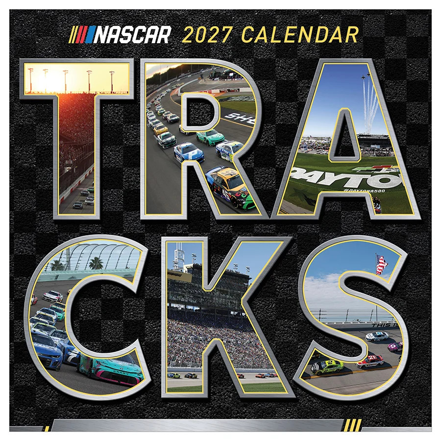 NASCAR Tracks 2027 Wall Calendar NASCAR Tracks 2027 Wall Calendar
