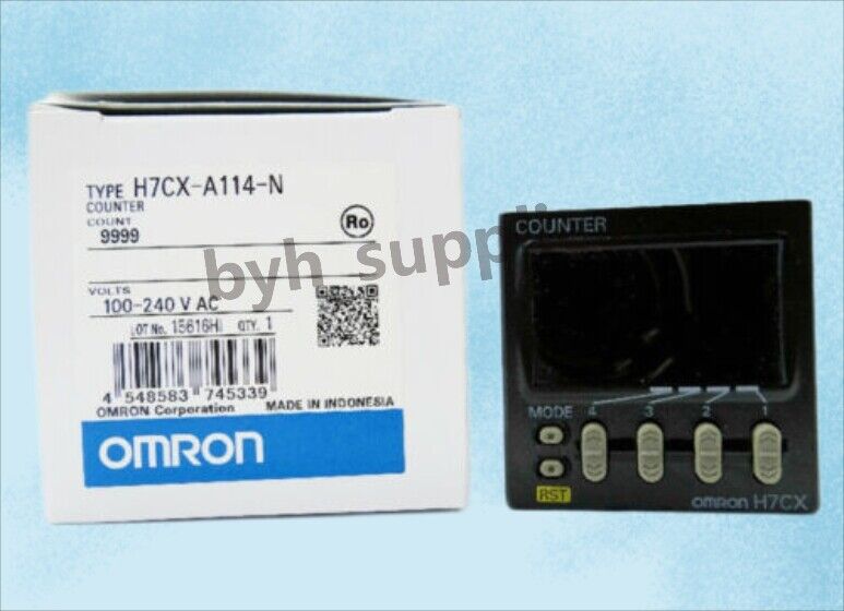 1pc New In Box Omron H7CX-A114-N Digital Counter AC100-240V one year warranty
