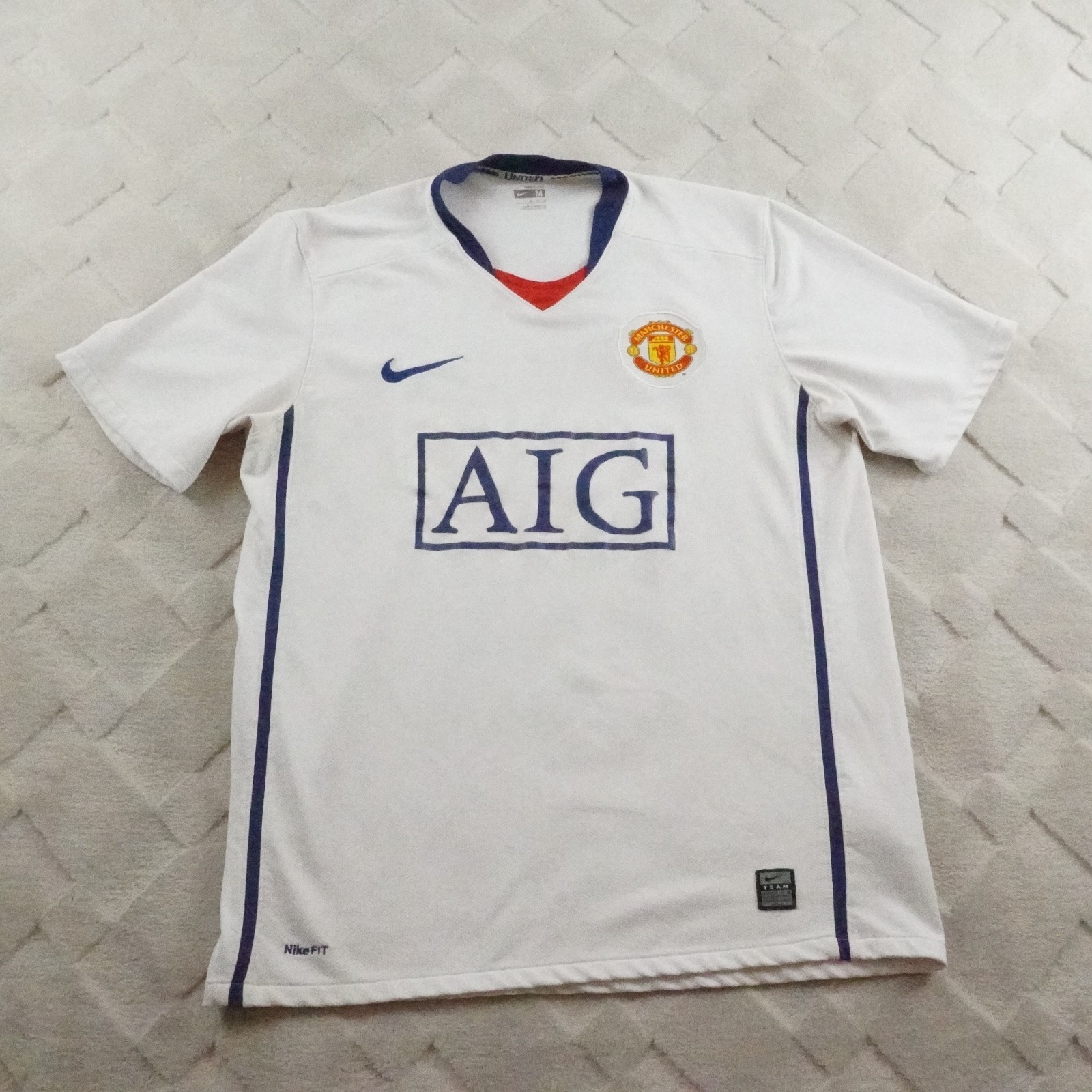 Vintage Manchester United 08-09 Away Jersey Mens Medium Soccer
