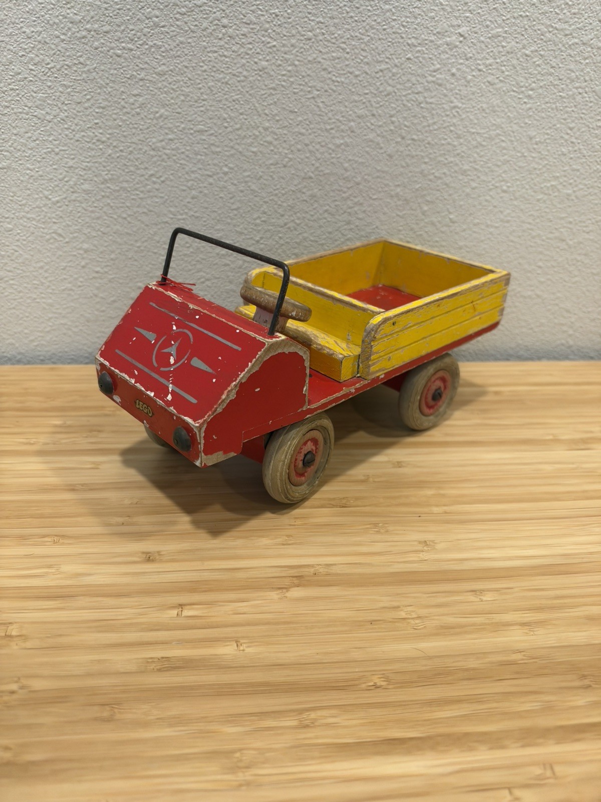 LEGO 1930s-1950s Original Vintage Wooden Toy Mercedes Unimog Wood Vehicle