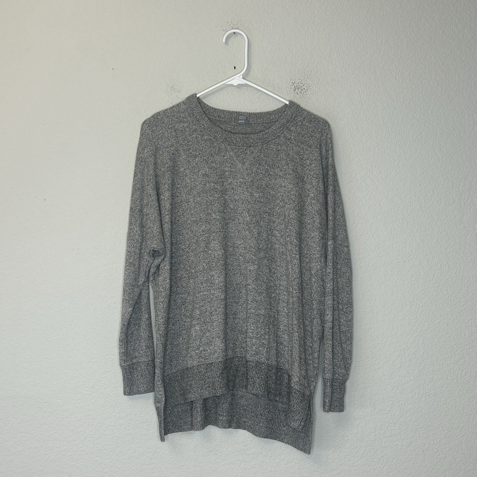 Aerie Cozy Slouchy Oversized Crewneck Gray Grey Sweater Women’s Size S