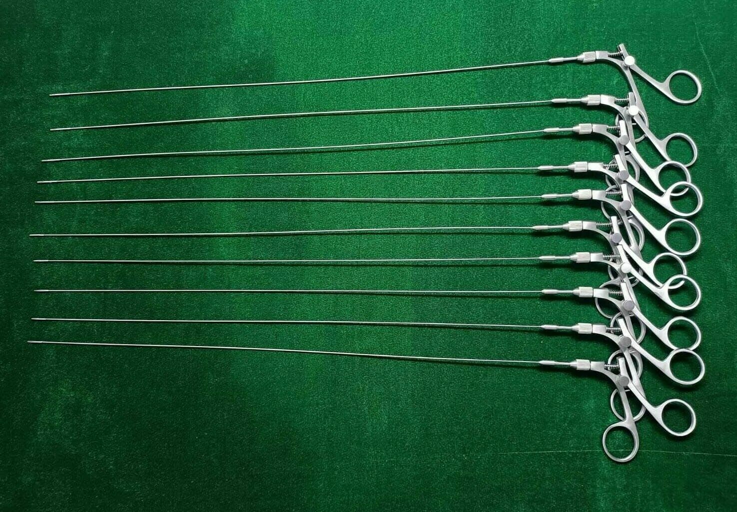 10pc Hysterocopic Semi Rigid Scssor/Alligator 5FR 40cm surcal Instrents