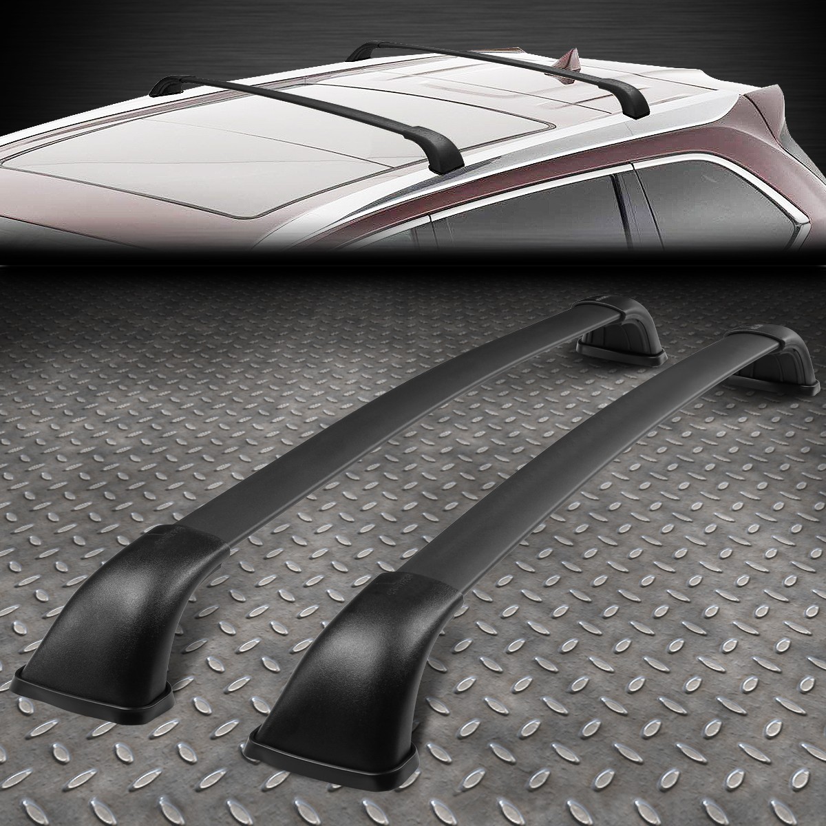 For 14-18 Highlander SE XLE Limited Aluminum OE Style Roof Rack Rail Cross Bar