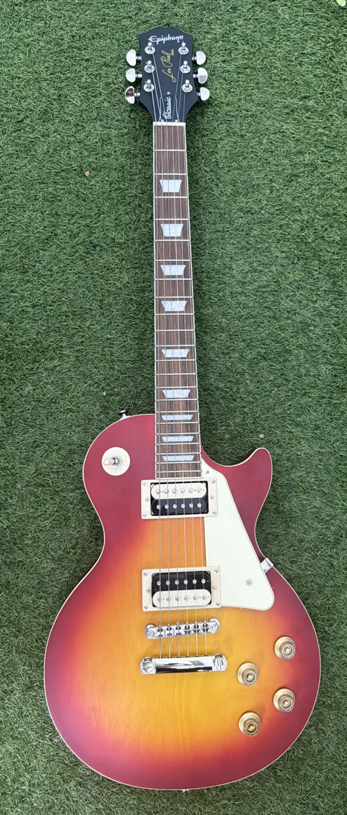 Epiphone Les Paul Standard 50s Figured Top, Washed Cherry Sunburst BRAND NEW Epiphone Les Paul Standard 50s Figured Top, Washed Cherry Sunburst BRAND NEW