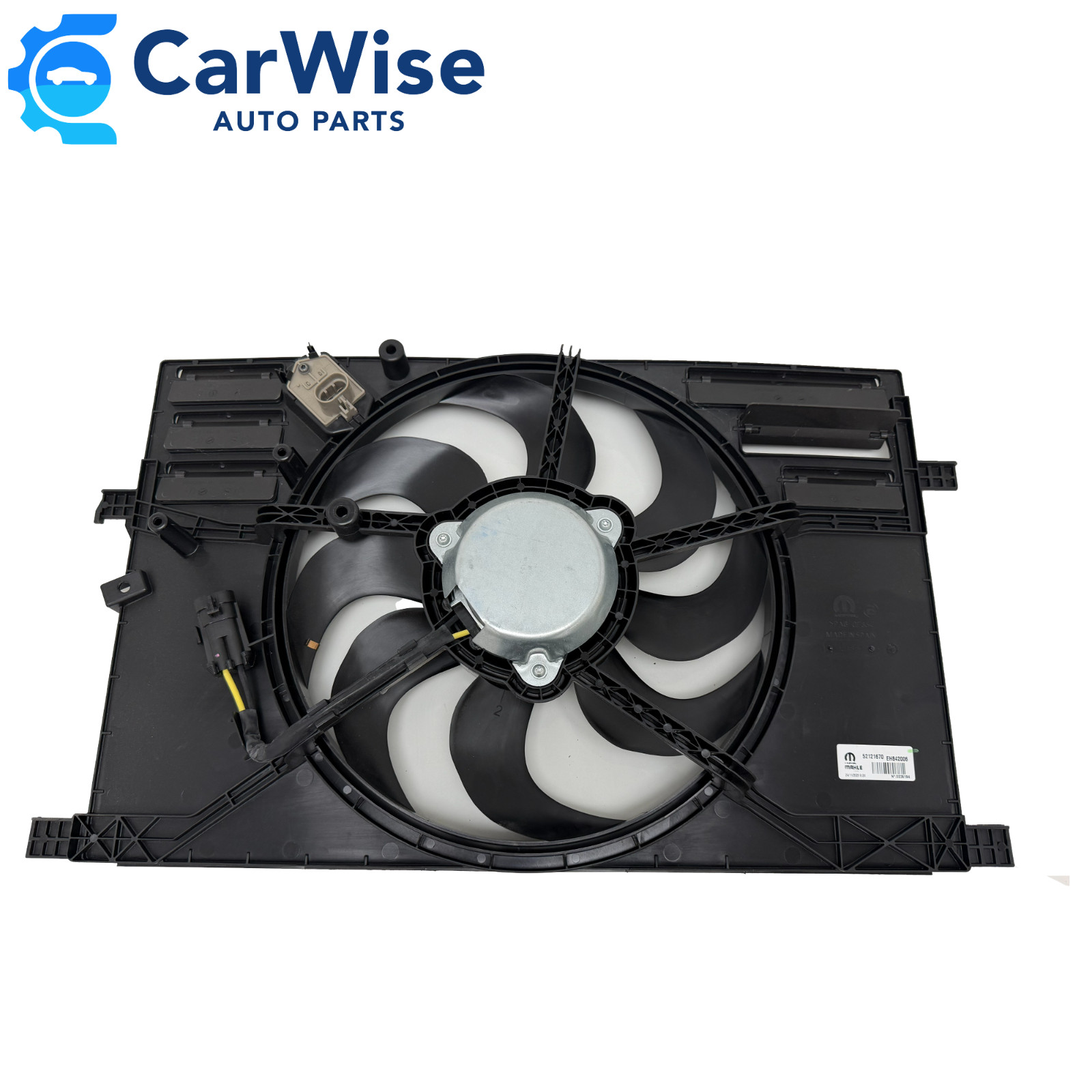 OEM 2015-20 JEEP RENEGADE 2.4 ENGINE MOTOR RADIATOR COOLING FAN 52121670