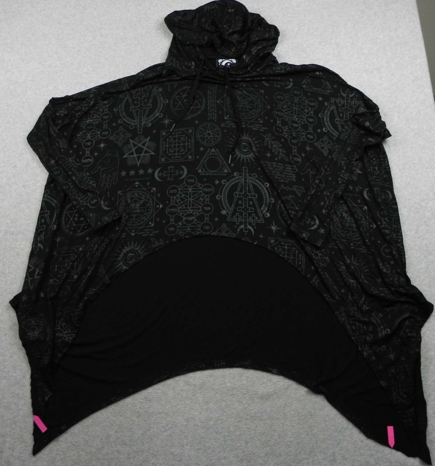 Killstar Hoodie Top Womens Over The Moon Gothic Witchy Occult Black Long Sleeve