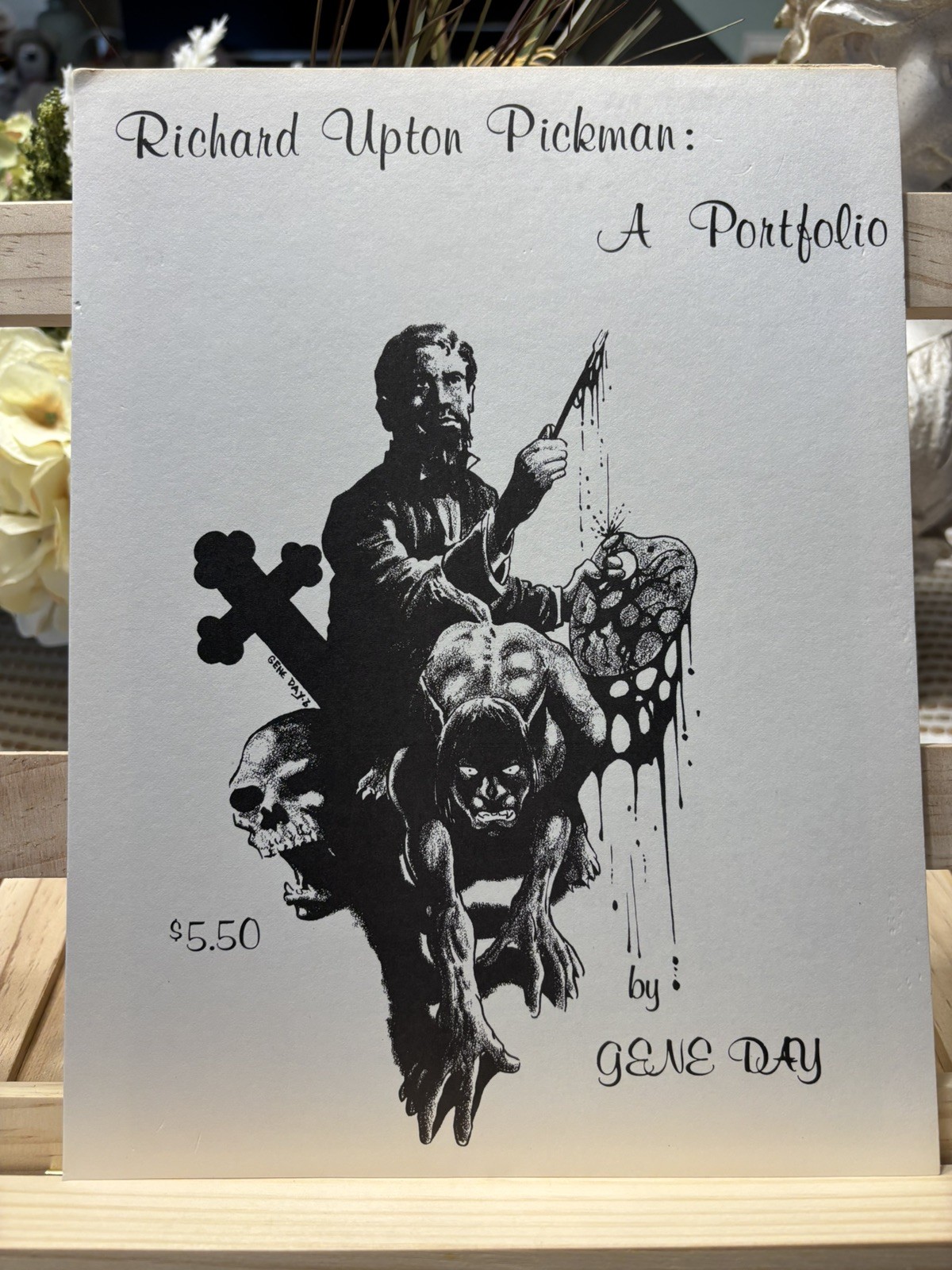 Vintage 1977 Richard Upton Pickman: A portfolio by Gene Day Horror Print Set VG