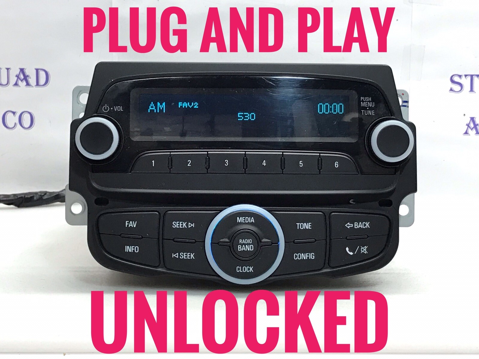 UNLOCKED 2014-2015 Chevrolet Spark Am Fm Player Radio Receiver UNLOCKED 2014-2015 Chevrolet Spark Am Fm Player Radio Receiver