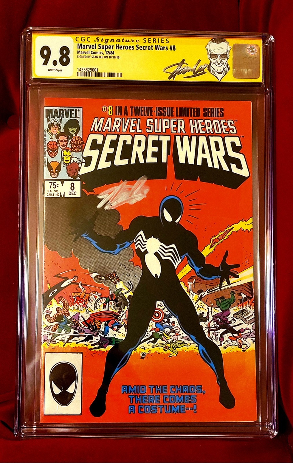 Secret Wars #8 CGC SS 9.8 SIGNED by STAN LEE **Discontinued Stan Lee label**