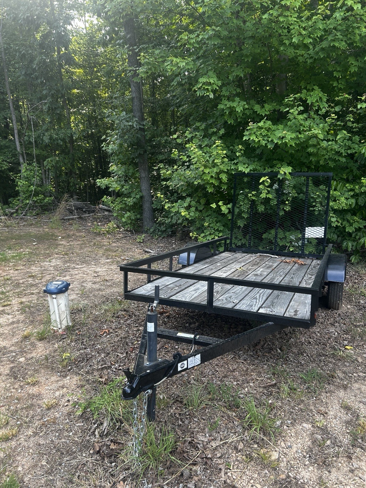 5x8 Utility Trailer Wood Deck Ramp Gate Local Pickup Meherrin VA