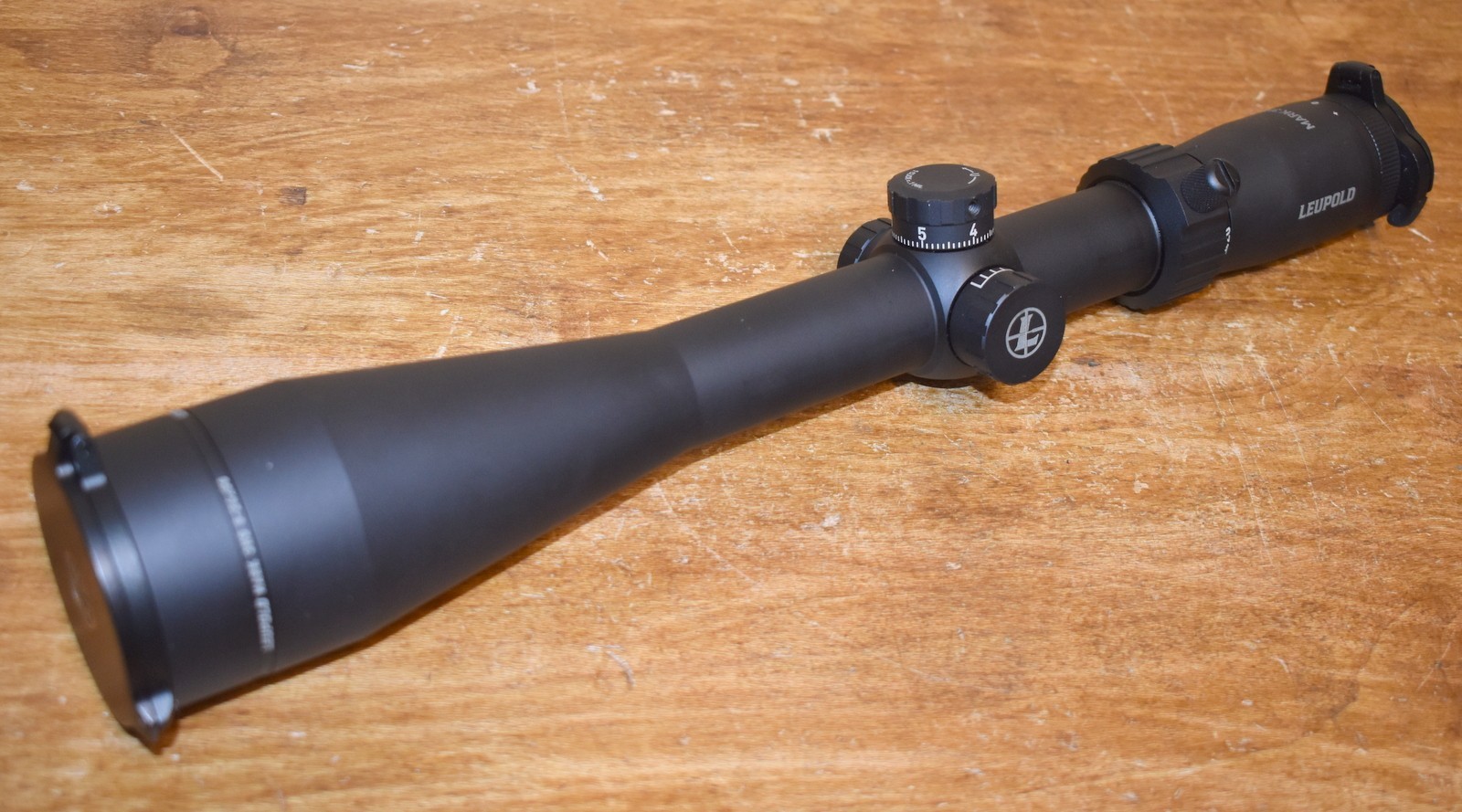 Leupold Mark 3HD 8-24x50 SF Rifle Scope - Matte, 30MM, TMR + Flip Covers