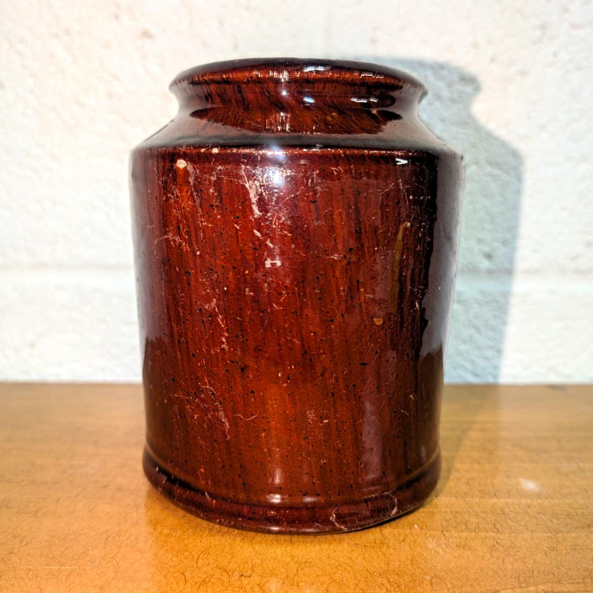 Antique Redware Jar Antique Redware Jar