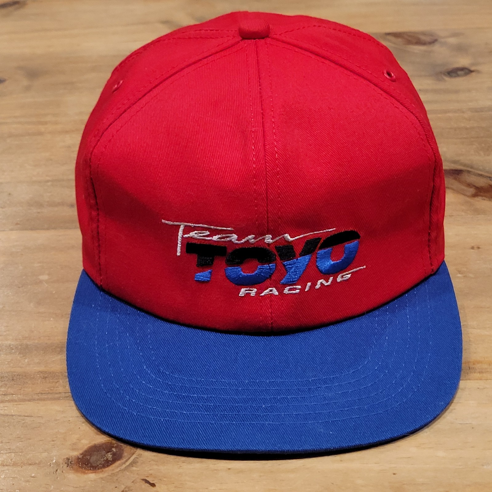 Vintage Toyo Tires Hat Snapback Red Team Toyo Racing Car K-Products Made USA Vintage Toyo Tires Hat Snapback Red Team Toyo Racing Car K-Products Made USA
