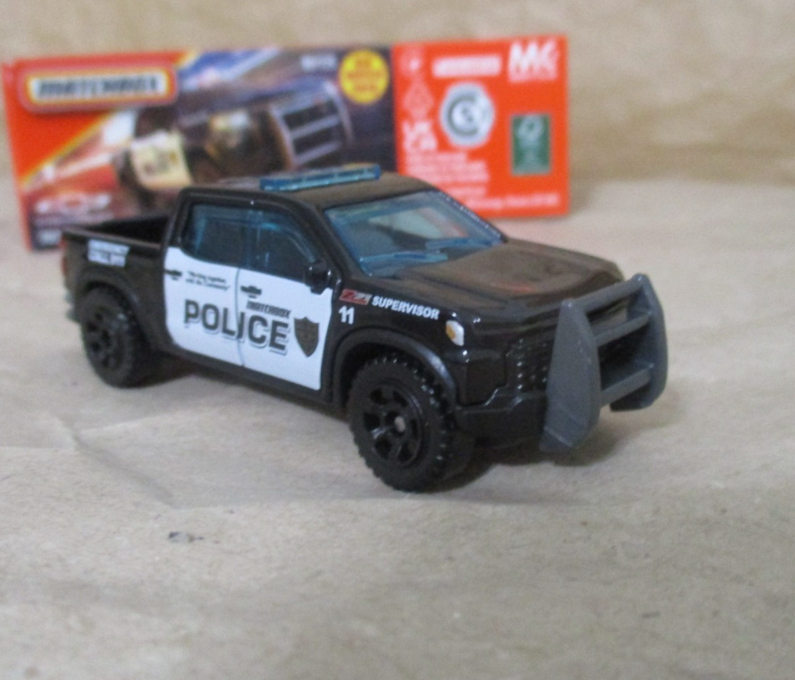 Matchbox 1-125 series #92 2024 Chevrolet Silverado PPV Police  1/64  Diecast
