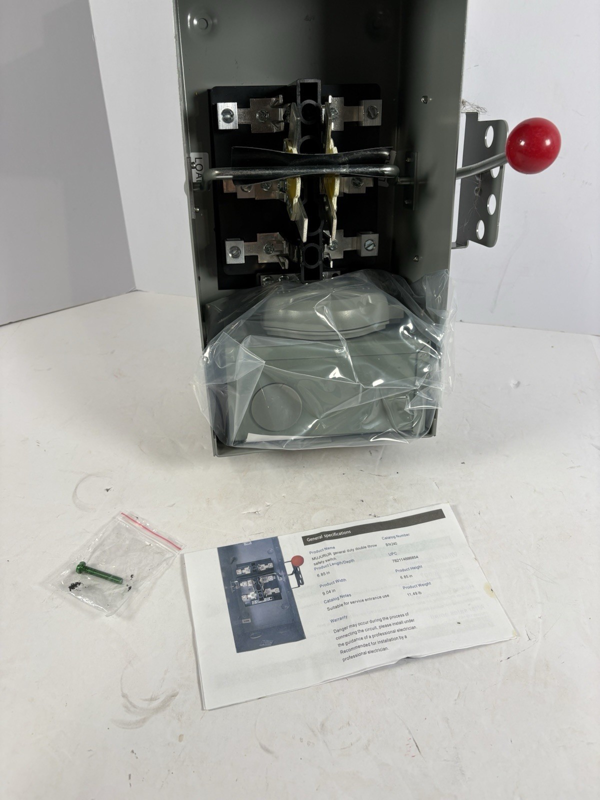 100A Manual Generator Transfer Switch, 24000W, 120/240V, NEMA 3R, Indoor/Outdoor 100A Manual Generator Transfer Switch, 24000W, 120/240V, NEMA 3R, Indoor/Outdoor