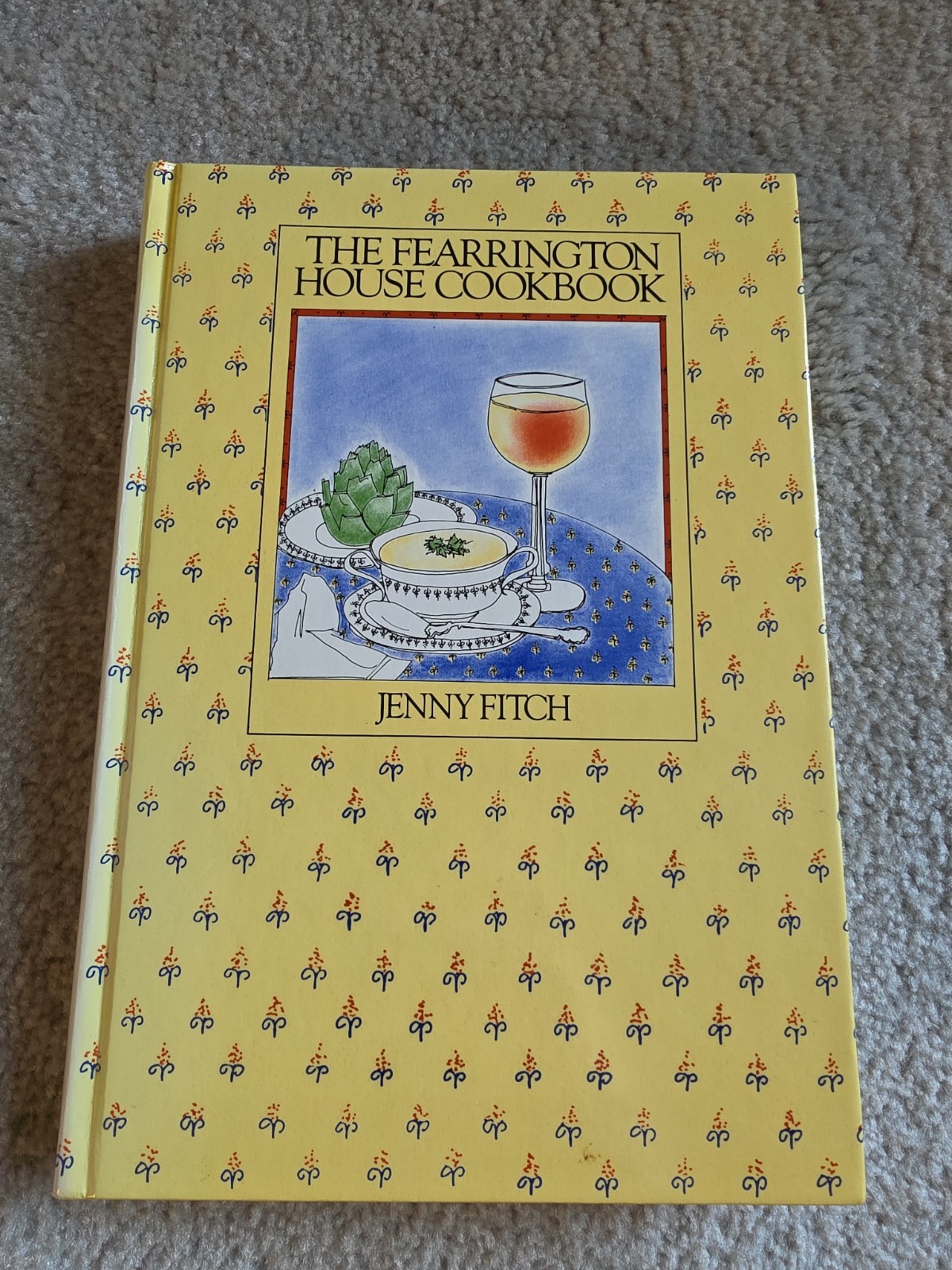 Vtg 1987 The Fearrington House Cookbook Jenny Fitch First Edition Hardcover NC