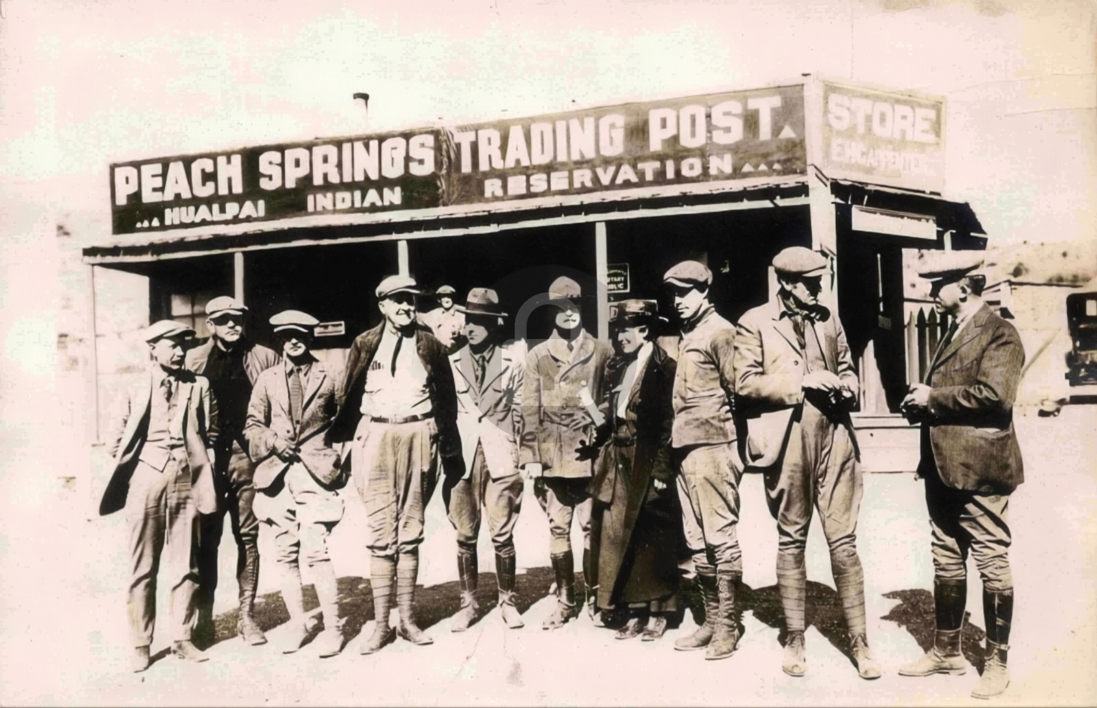 Peach Springs Trading Post Peach Springs AZ Arizona RPPC Photo Postcard COPY Peach Springs Trading Post Peach Springs AZ Arizona RPPC Photo Postcard COPY