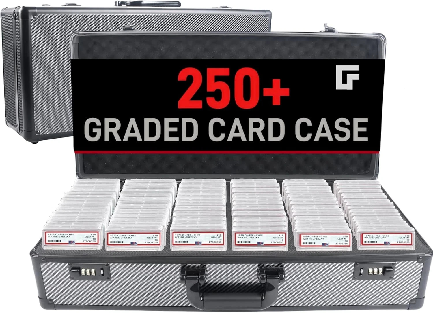 6 Row 250+ Graded Card Case Psa Graded Card Storage Box Psa Slab Case for Graded 6 Row 250+ Graded Card Case Psa Graded Card Storage Box Psa Slab Case for Graded