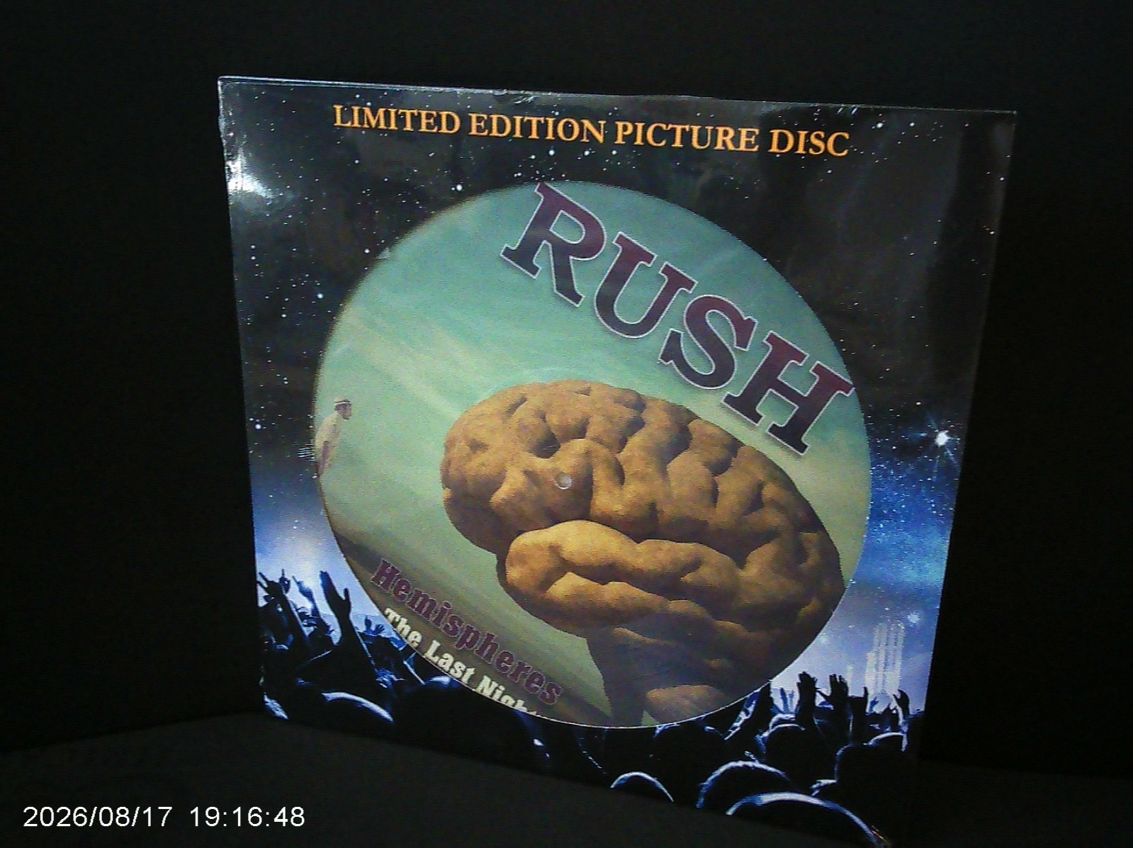RUSH vinyl HEMISPHERES The Last Night UK Ltd Ed. PICTURE DISC Neil Peart NEW RUSH vinyl HEMISPHERES The Last Night UK Ltd Ed. PICTURE DISC Neil Peart NEW